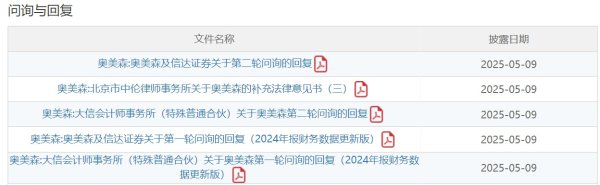 张吧策路 IPO雷达｜高价卖货给大客户美的？奥美森回复北交所问询 业绩真实性及经营稳定性受拷问